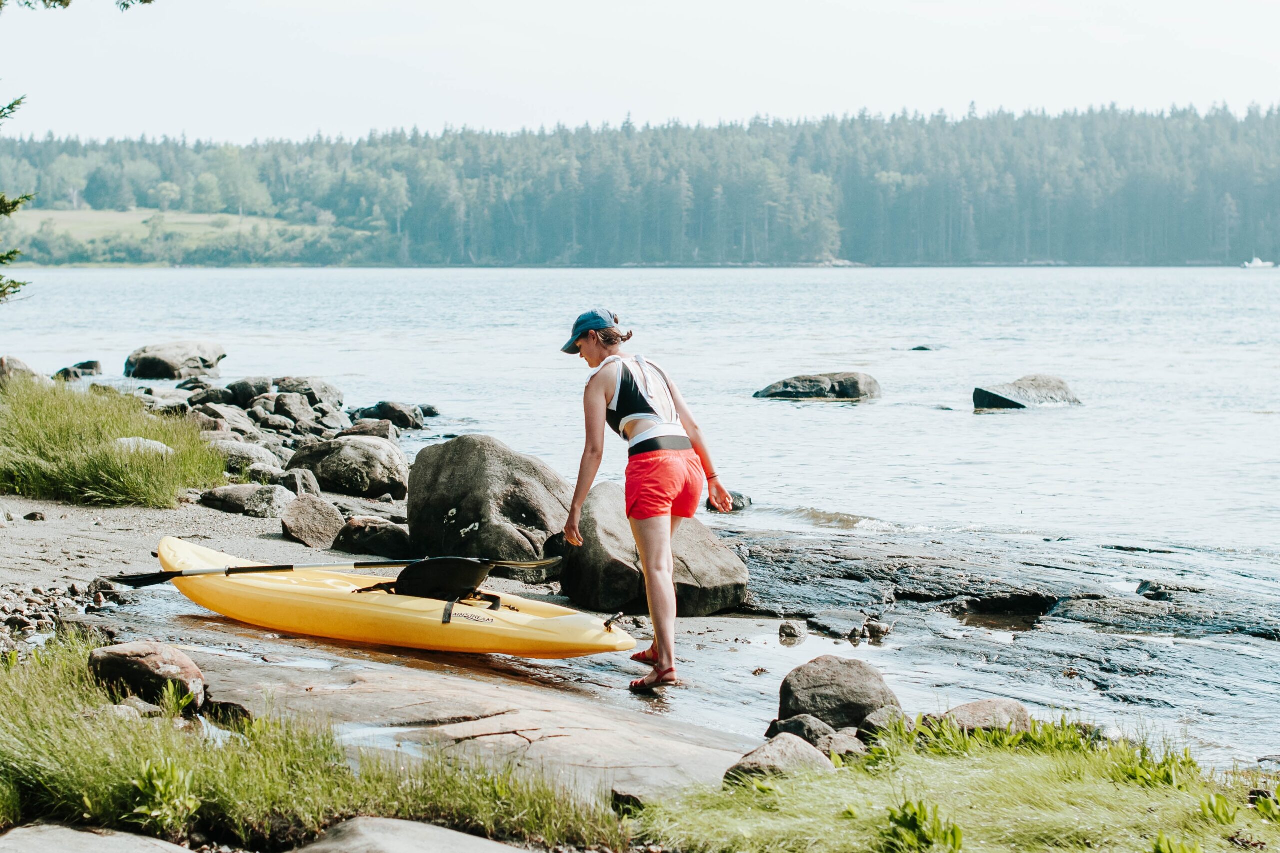 Kayaking the Maine coast. Photo by Aubrey Odom.
